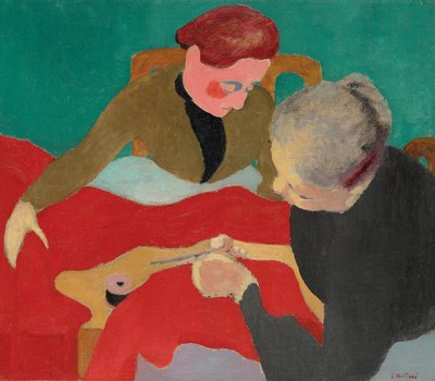 Sömmerskorna; Les couturieres, 1890 av Edouard Vuillard