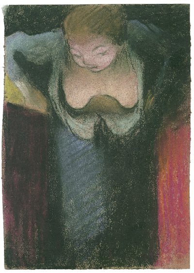 Sångaren, 1891-1892 av Edouard Vuillard