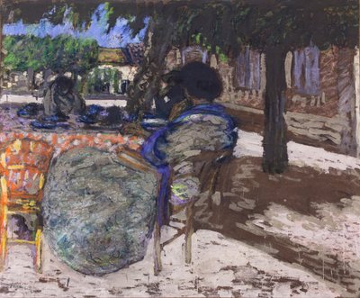 Under de röda paviljongträden,1905-07 (olja på duk) av Edouard Vuillard