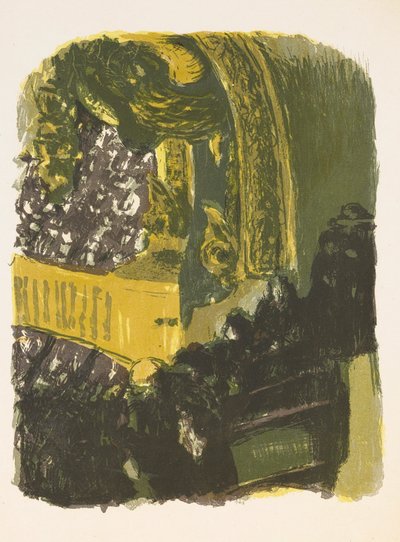 Eine Galerie im Gymnasium av Edouard Vuillard