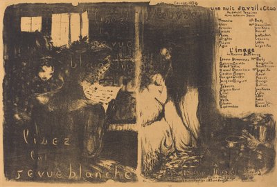 En aprilkväll på VD; Bilden av Edouard Vuillard