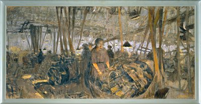 Vapenfabriken i Lyon: tornen - ... (tempera på duk) av Edouard Vuillard