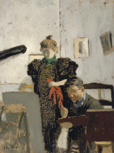 Vallotton och Natanson av Edouard Vuillard