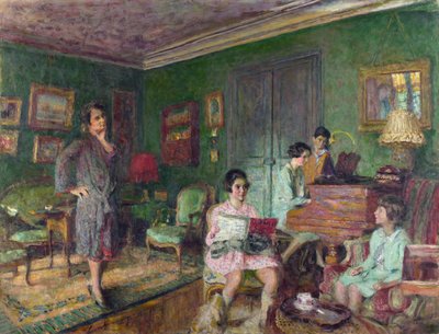 Vuillard, edouard (1868-1940) Madame Andre Wormser och hennes barn Olja på duk 1927 National Gallery, London 89,2x116,5 av Edouard Vuillard