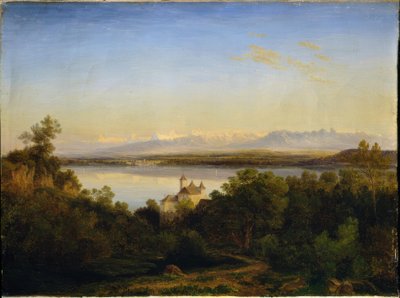 Blick auf Vaumarcus von Édouard de Pourtalès-Pury
