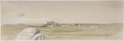 Utsikt över Neidenburg med omnejd av Eduard Gaertner
