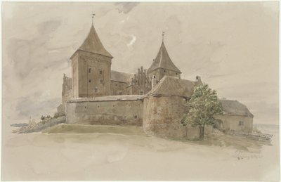 Slottet i Neidenburg av Eduard Gaertner