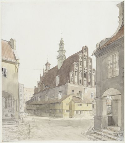 Rådhuset i Heilsberg av Eduard Gaertner