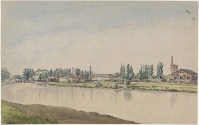 Borsigverken i Moabit av Eduard Gaertner