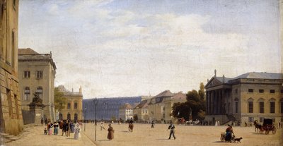 Unter den Linden, Berlin, 1836 av Johann Philipp Eduard Gartner
