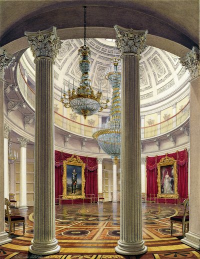 Rotundan, Vinterpalatset, 1862 av Eduard Hau