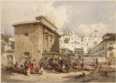 Fontän i Rio de Janeiro av Eduard Hildebrandt