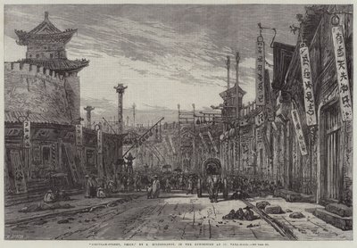 Circular-Street, Pekin av Eduard Hildebrandt