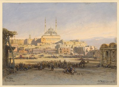 Citadellet i Kairo av Eduard Hildebrandt