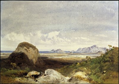 Kustlandskap av Eduard Hildebrandt