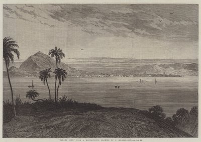 Panama hamn av Eduard Hildebrandt