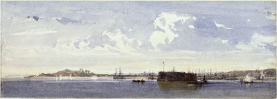Panorama över Bahia av Eduard Hildebrandt