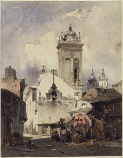 Rio de Janeiro, Santa Rita-kyrkan av Eduard Hildebrandt