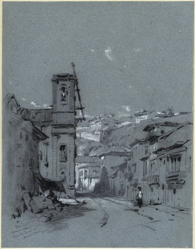 Rua da Misericórdia i Rio de Janeiro av Eduard Hildebrandt