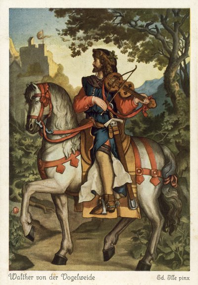 Walther von der Vogelweide av Eduard Ille