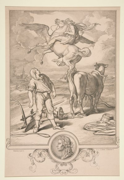 Utan titel (Mytologisk scen) av Eduard Kretzschmar