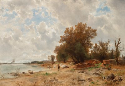 Donaus strand i Prater av Eduard Peithner von Lichtenfels