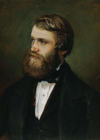 självporträtt av Eduard Ritter von Engerth