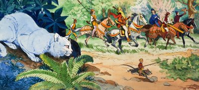 Tom Thumb ute och jagar av Eduardo Teixeira Coelho