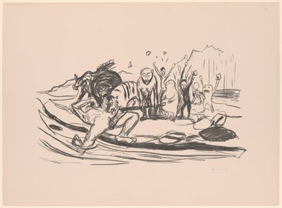 Alphas död av Edvard Munch