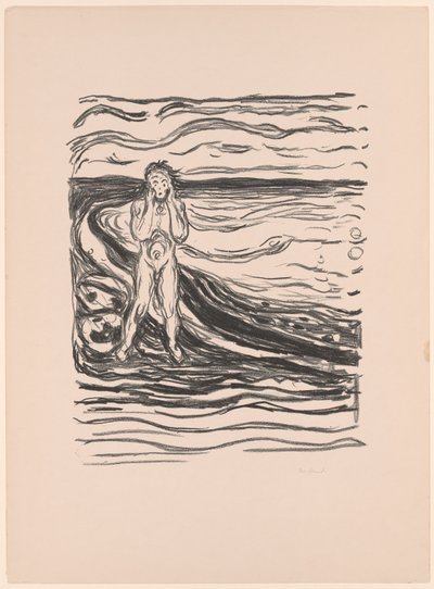 Alphas förtvivlan av Edvard Munch
