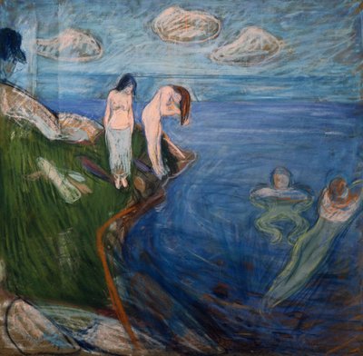 Badande kvinnor av Edvard Munch
