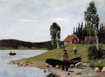 Kustlandskap, 1881 av Edvard Munch