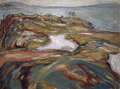 Kustlandskap, 1918 av Edvard Munch