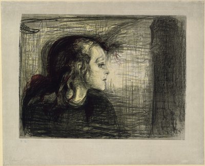Det sjuka barnet I av Edvard Munch