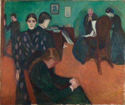 Death in the Sickroom av Edvard Munch