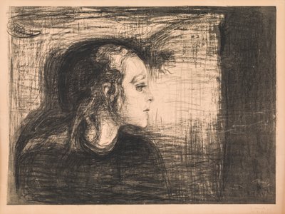 Den sjuka tjejen av Edvard Munch