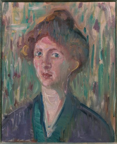 Porträtt av en kvinna av Edvard Munch