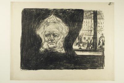 Henrik Ibsen på Grand Café av Edvard Munch