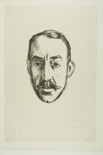 Henry van de Velde av Edvard Munch