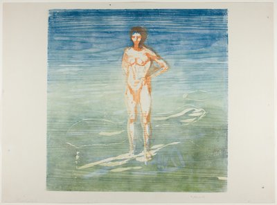 Man som badar av Edvard Munch