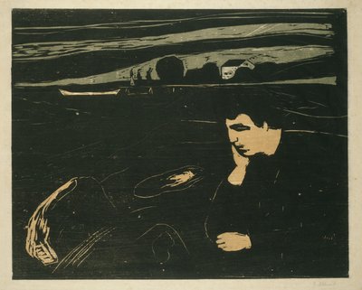 Melankoli III, 1902 av Edvard Munch