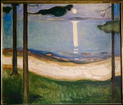 Moonshine (olja på duk) av Edvard Munch