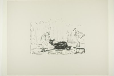 Omega och rådjuren av Edvard Munch
