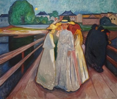 På bron av Edvard Munch