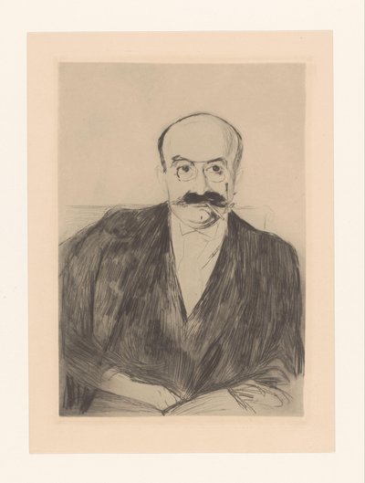 Porträtt av dr. Max Ash av Edvard Munch