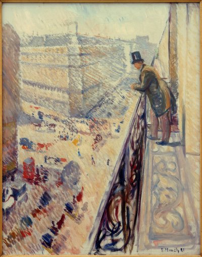 Rue Lafayette av Edvard Munch