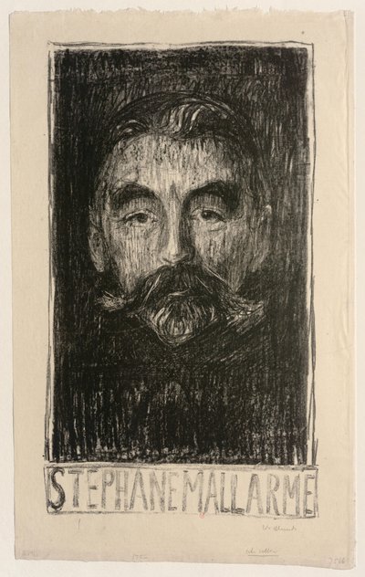 Stéphane Mallarmé av Edvard Munch