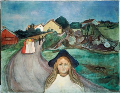 Gata i Asgardstrand av Edvard Munch