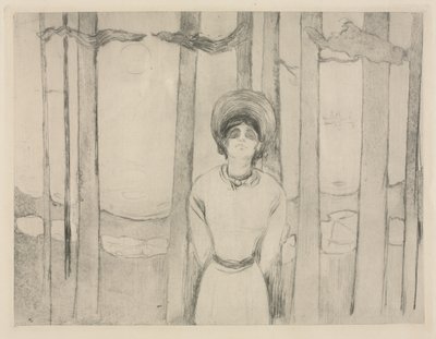 Sommarnatt  (The Voice) av Edvard Munch