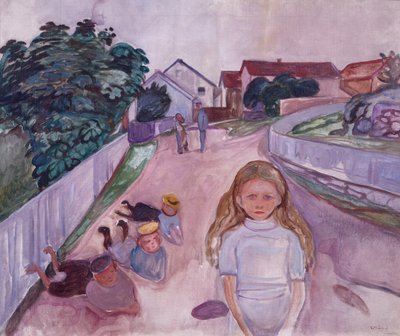 Sunny day in Åsgårdstrand av Edvard Munch